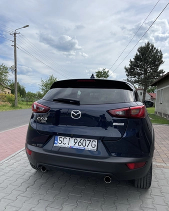 Mazda CX-3 cena 74000 przebieg: 65766, rok produkcji 2016 z Chocz małe 211